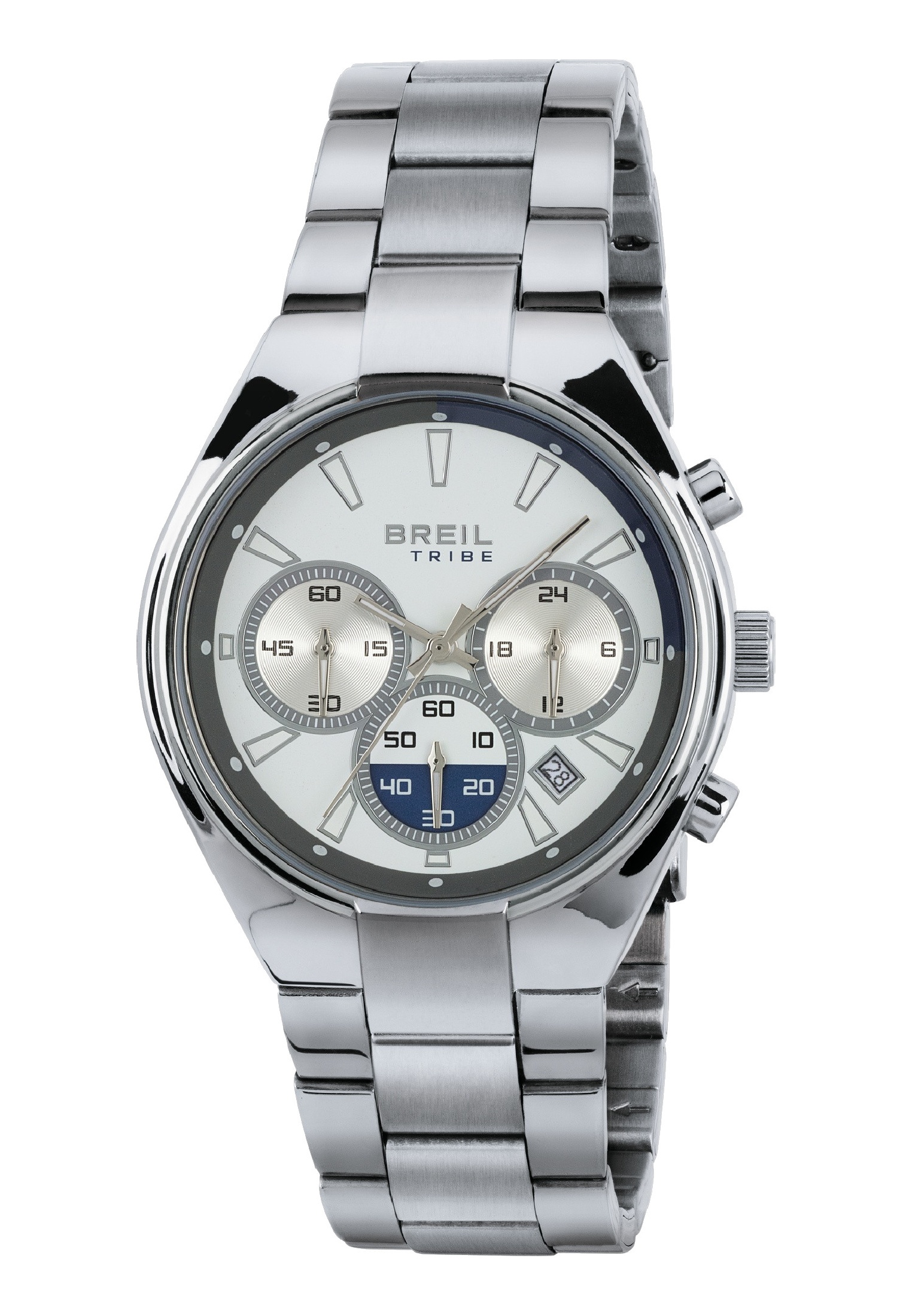 OROLOGIO BREIL UOMO SPACE, bracciale in acciaio, CHRONO EUR 69,50 -  PicClick IT