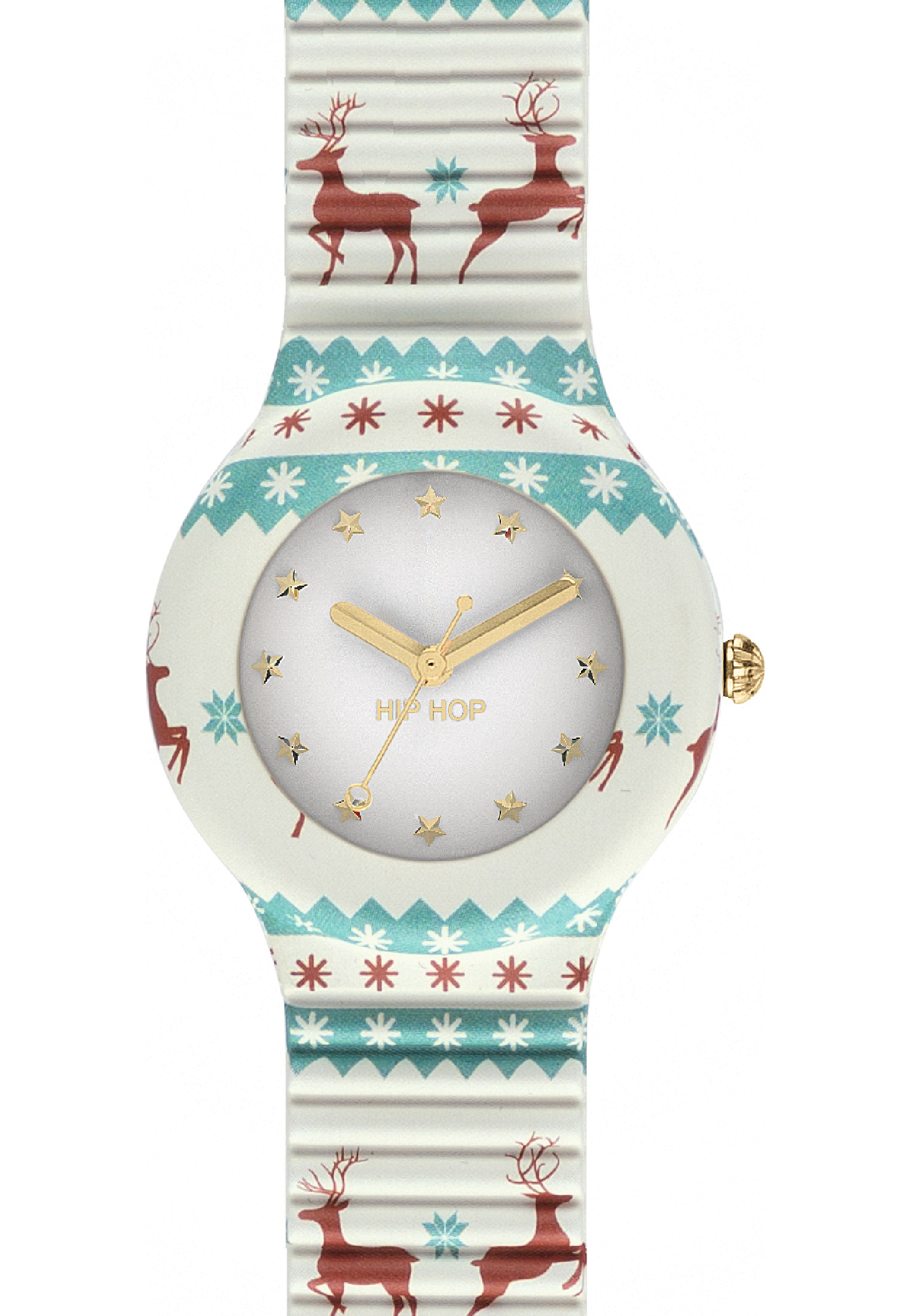 Orologio HIP HOP donna CHRISTMAS, con cinturino in silicone, SOLO TEMPO -  3H | eBay