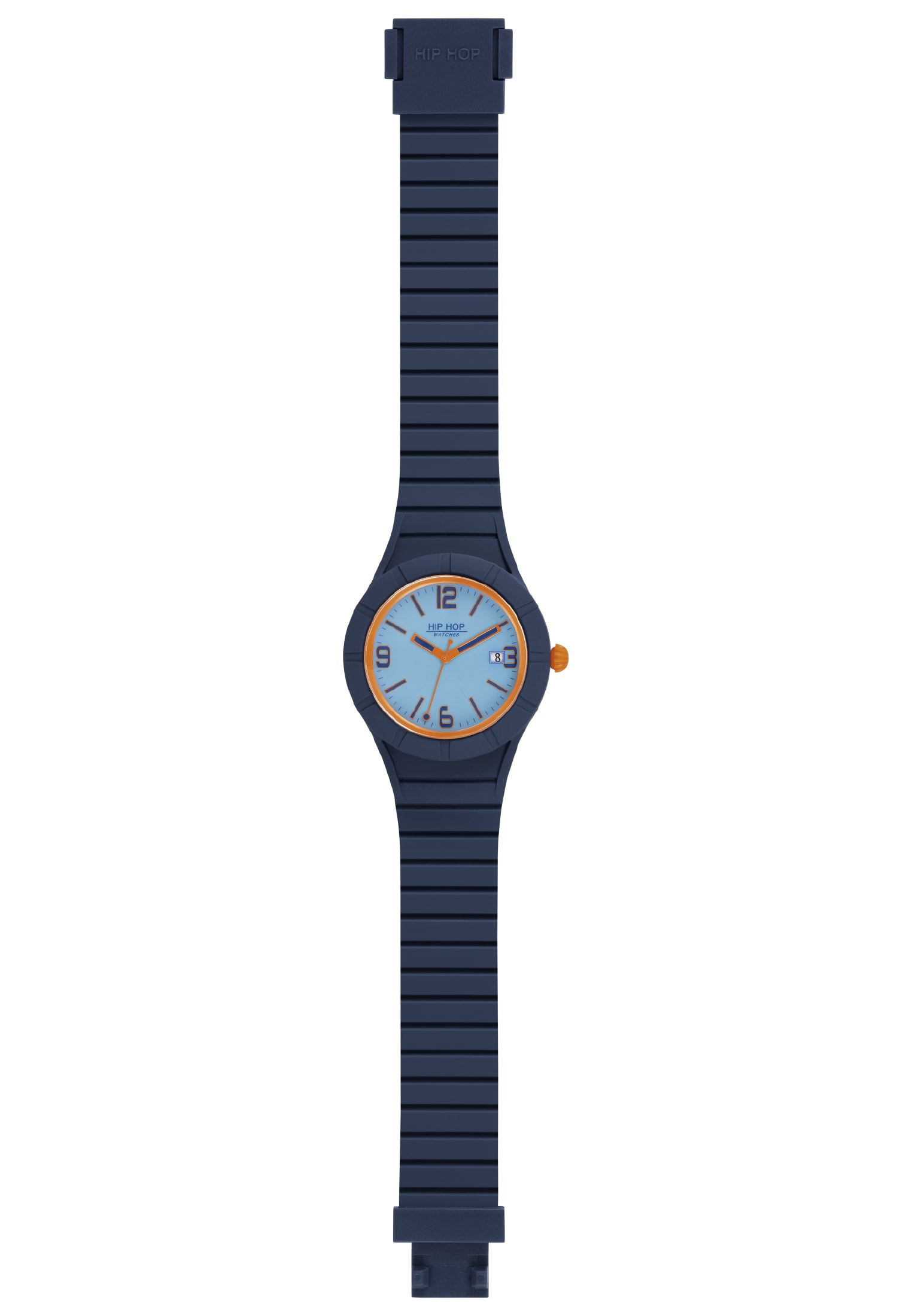 Hip Hop Xman Orologio Uomo 42mm – Cinturino In Silicone Intercambiabile E Quadrante Azzurro