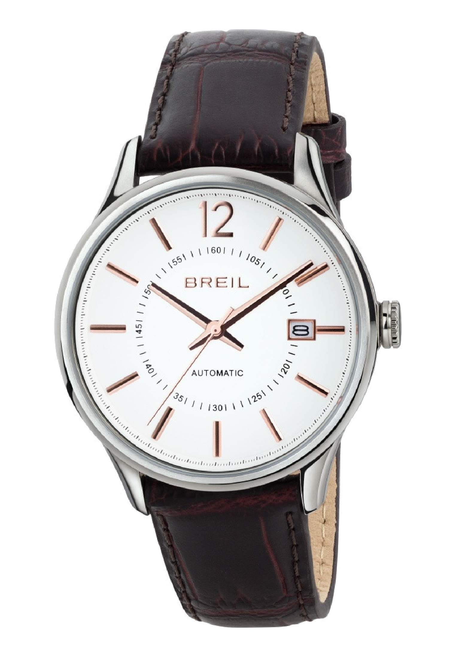 OROLOGIO BREIL UOMO CONTEMPO, cinturino pelle di vitello, AUTOMATICO SOLO  TEMPO EUR 118,60 - PicClick IT