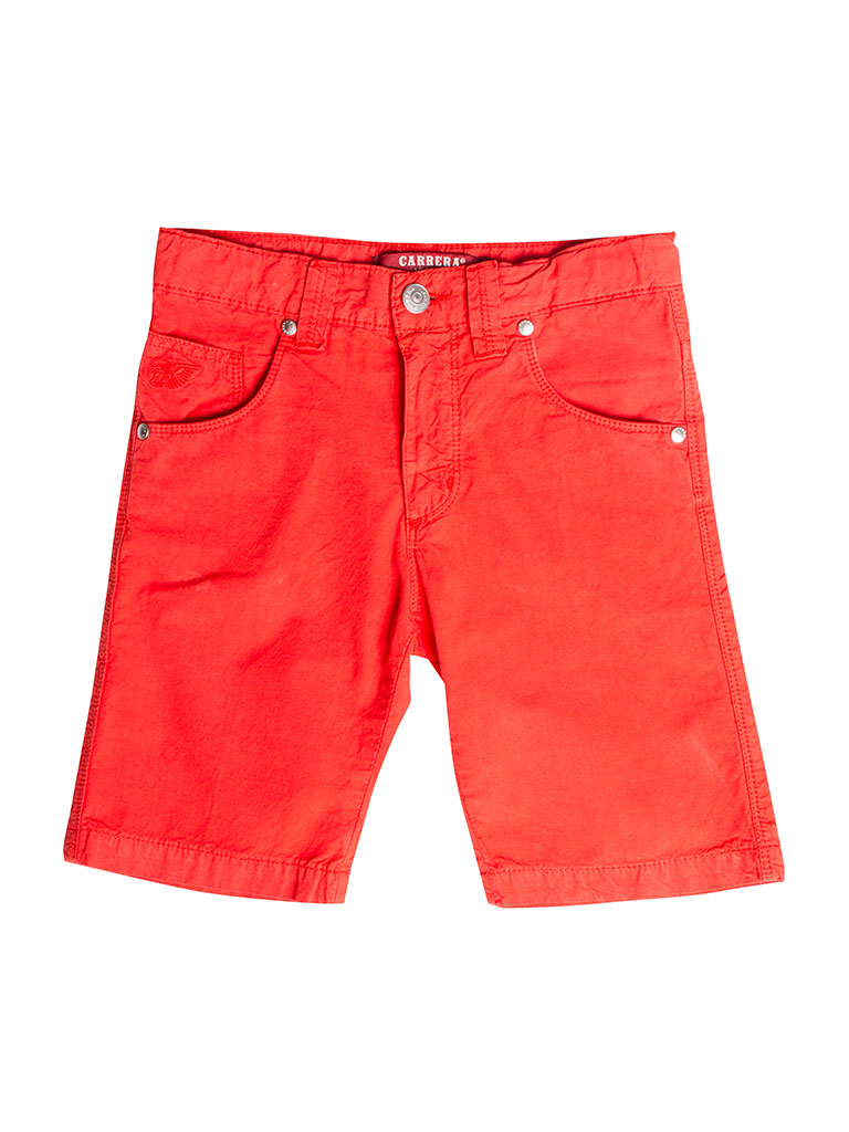 Tinta Unita Carrera Jeans Bermuda per Bambino e Bambina Tessuto di Popeline IT 164