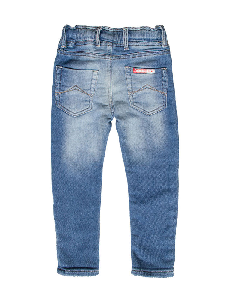 Look Denim Interno Felpato Carrera Jeans Jogger Jeans per Bambino