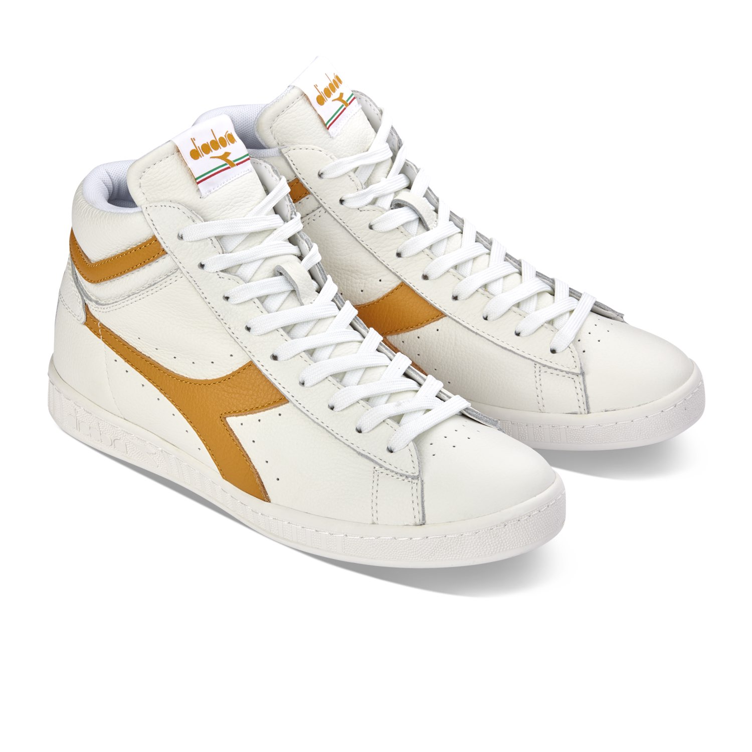 diadora game l high donna arancione