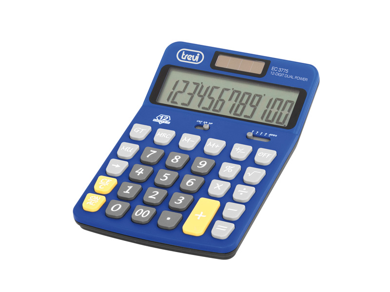 EC 3775 Calcolatrice Elettronica con Tastiera e Display Grandi Dimensioni